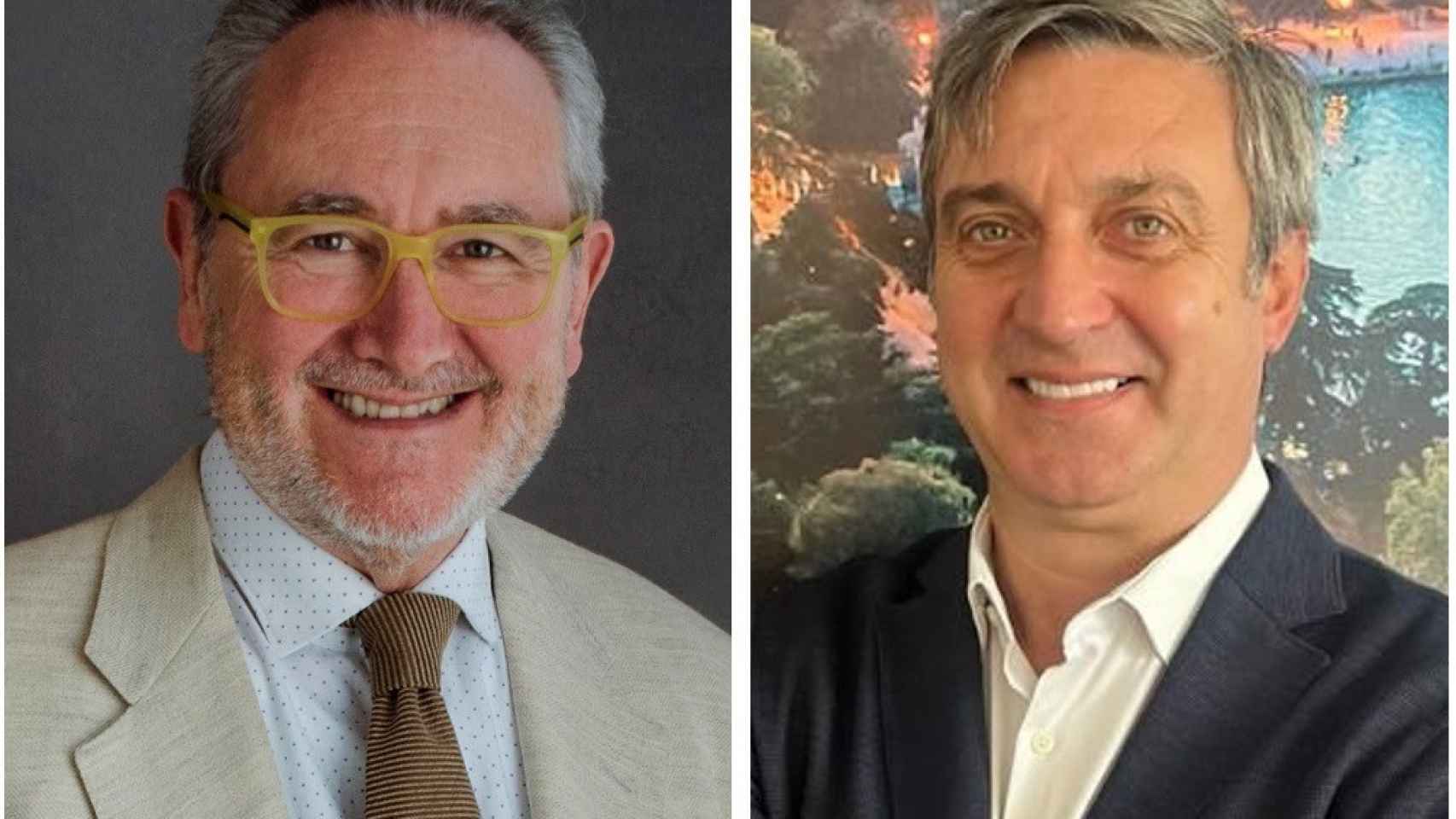 Gerard Duelo, nuevo presidente de CNAEI, y su predecesor, Miguel Ángel Gómez