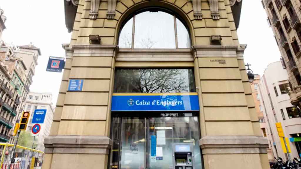 La sede central de Caixa d'Enginyers en Barcelona