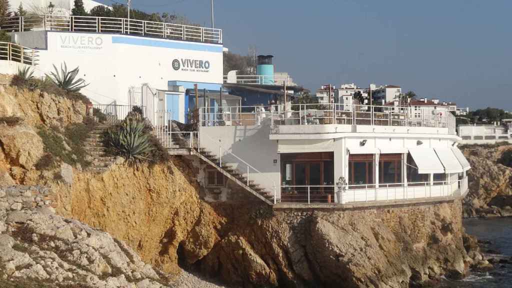 El restaurante y 'beach club' Vivero, en Sitges