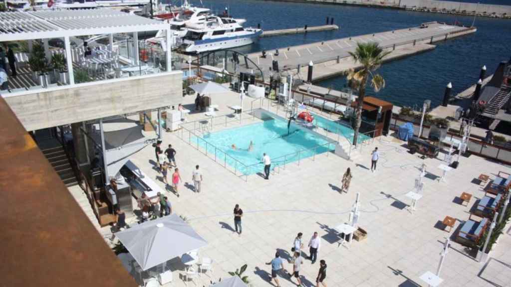 El Café del Mar Barcelona, cuando abrió en el Port Fòrum