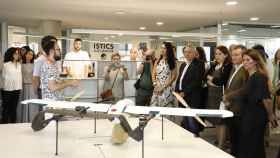 Aldoratech presentando sus drones para servicios autónomos de transporte aéreo de última milla