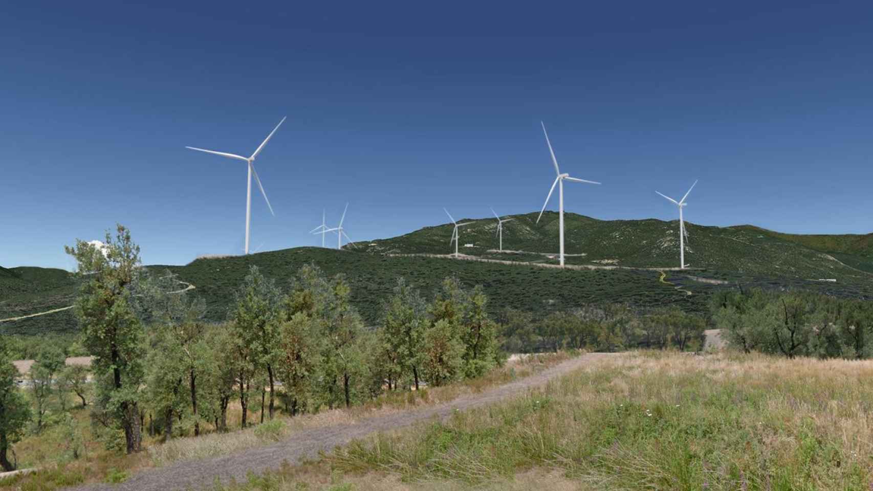 Proyecto de parque eólico Galatea en la comarca del Alt Empordà (Girona)