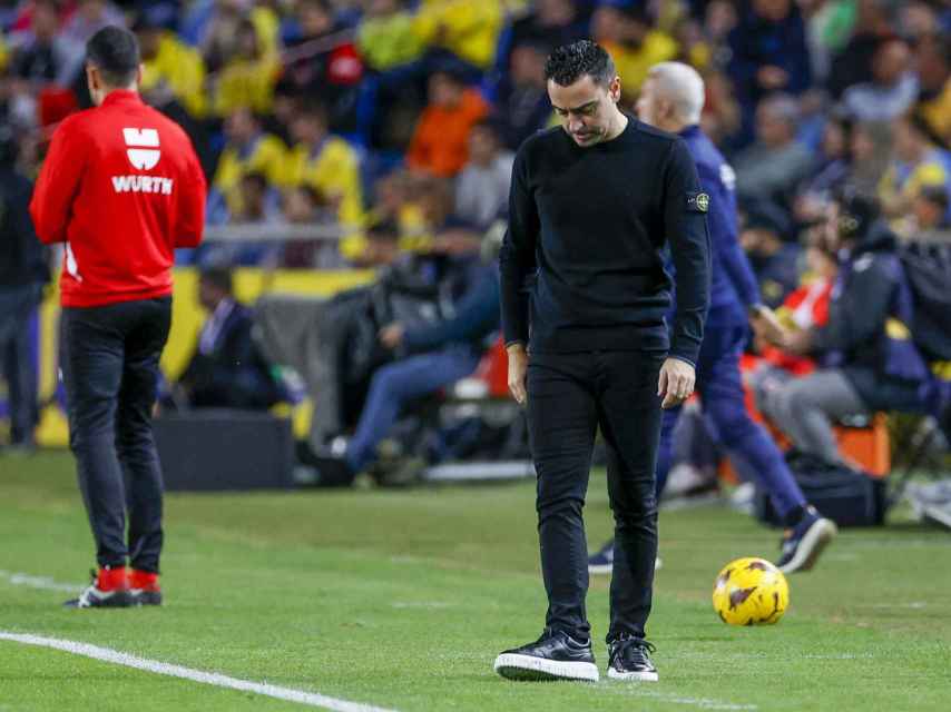 Xavi, preocupado en Las Palmas