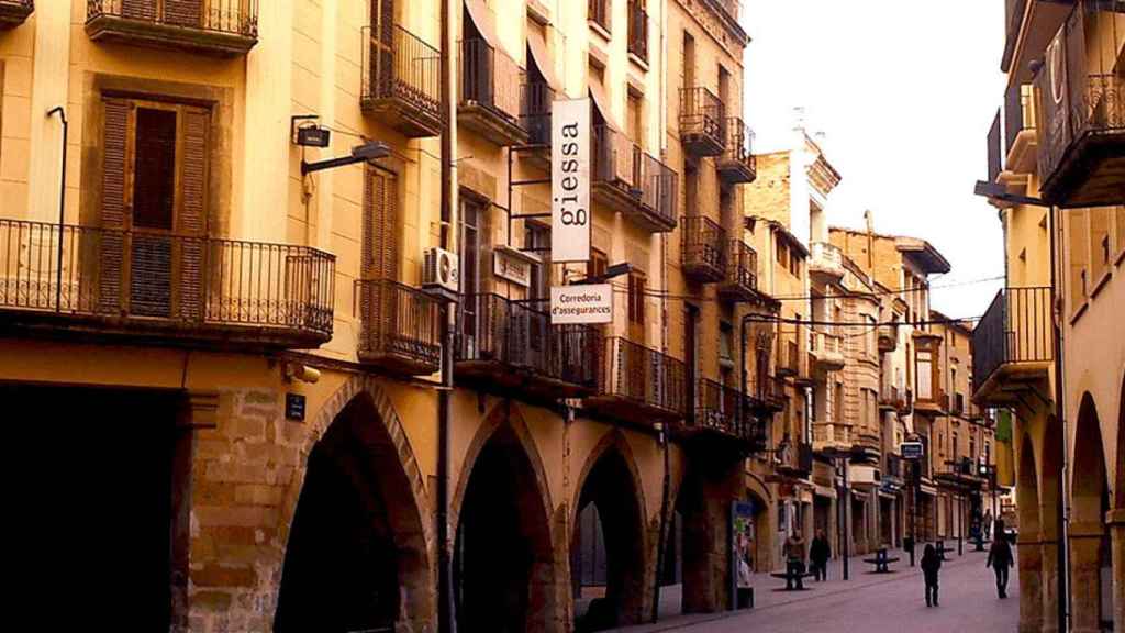 Una calle de Tárrega