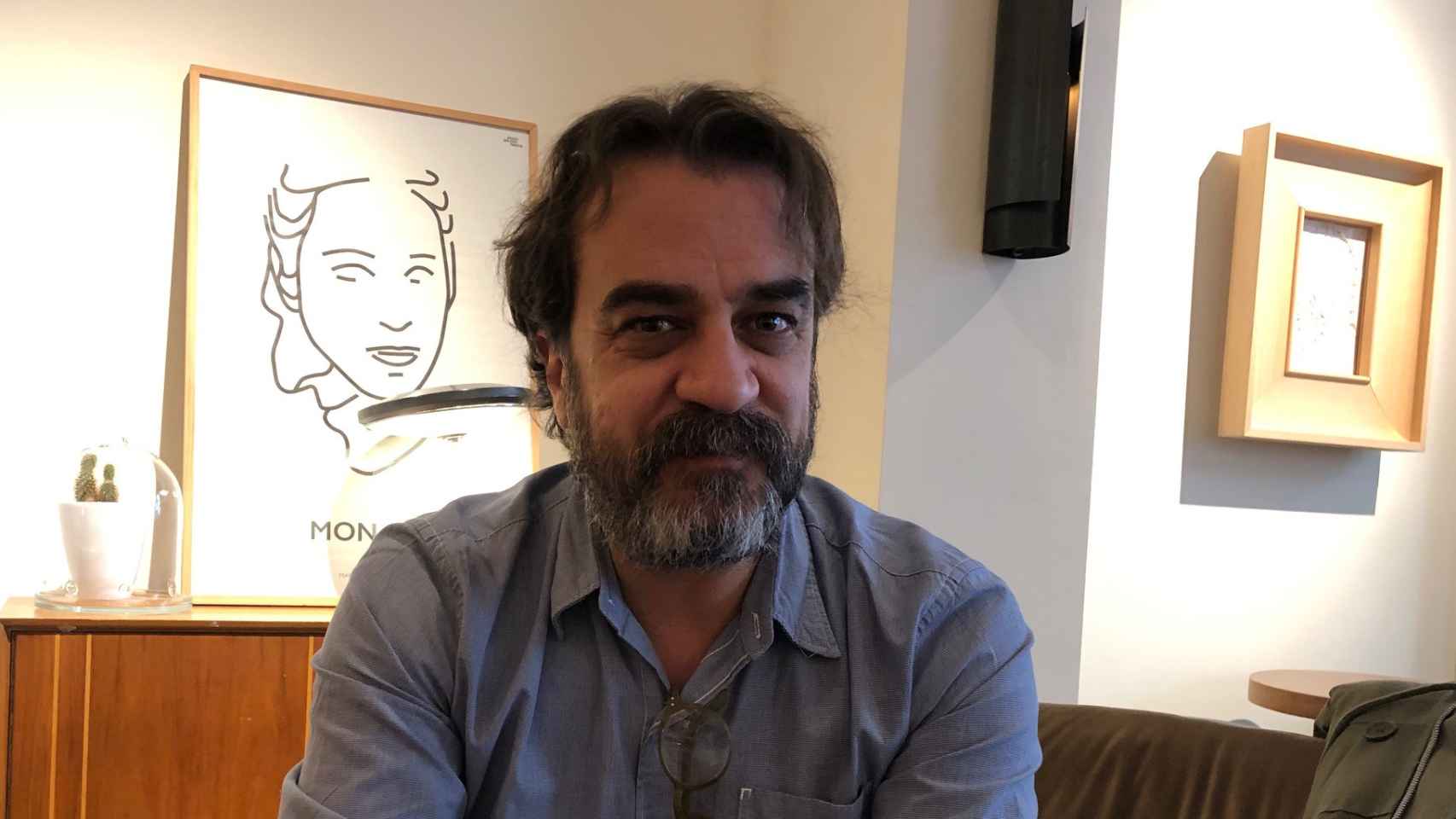 El escritor Pedro Feijoo, en la entrevista con 'Letra Global'