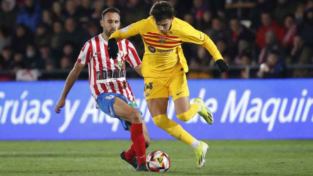 Joao Félix, durante el partido contra el Barbastro