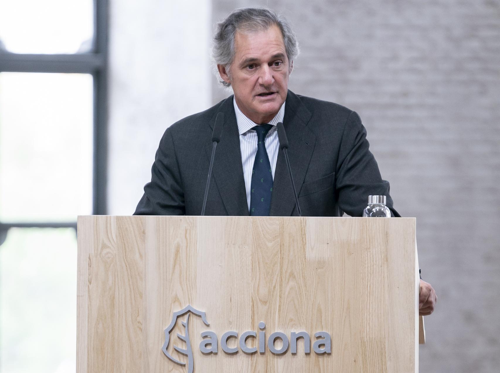 El presidente de Acciona, José Manuel Entrecanales,