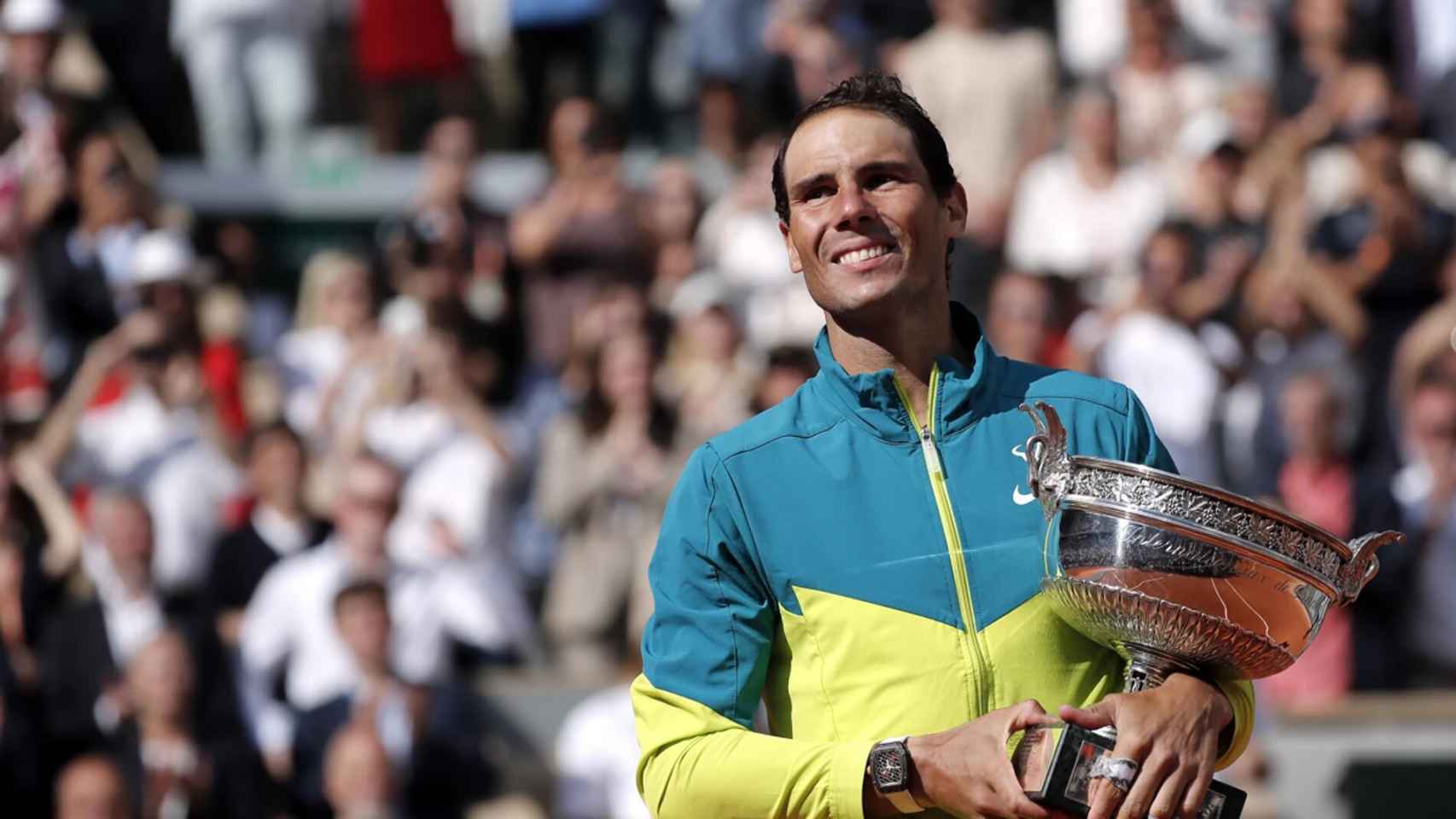 Rafa Nadal, tras ganar Roland Garros