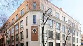 Fachada del edificio situado en Madrid que Telefónica ha vendido a Conren Tramway