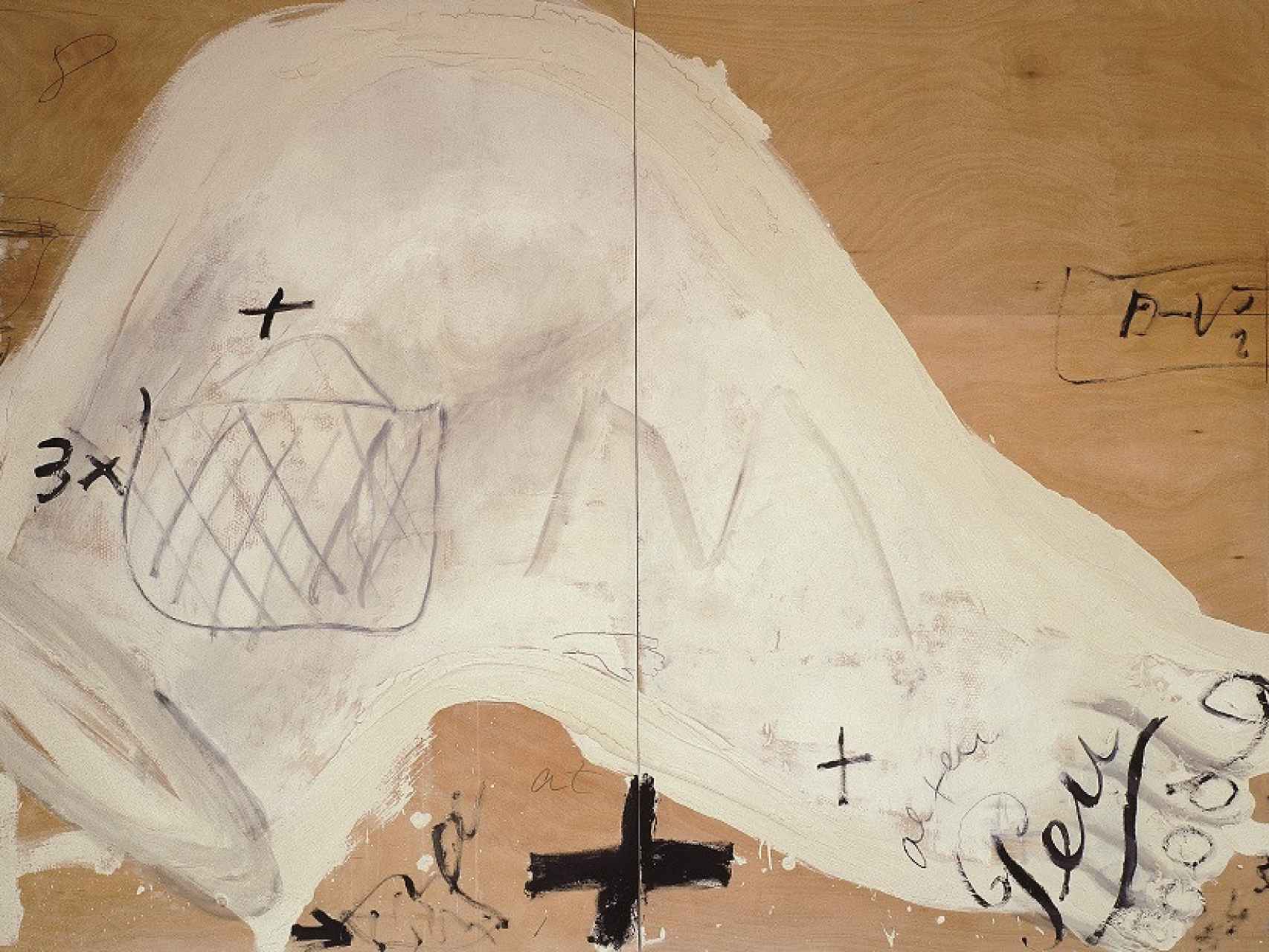 ‘Al teu peu’ (1989), DE Antoni Tàpies.