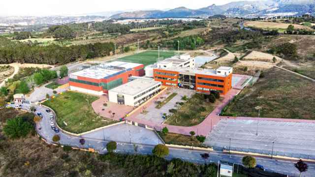 Imagen aérea del Agora Barcelona International School