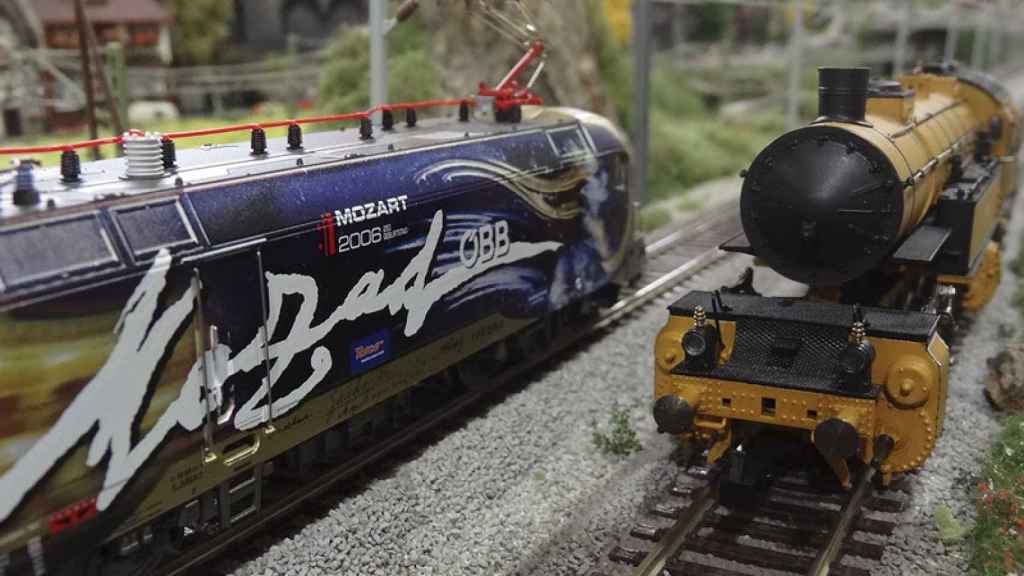 Maqueta de un tren