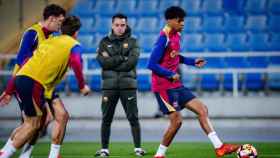 El entrenador del Barça, Xavi Hernández, prepara la Supercopa en Riad