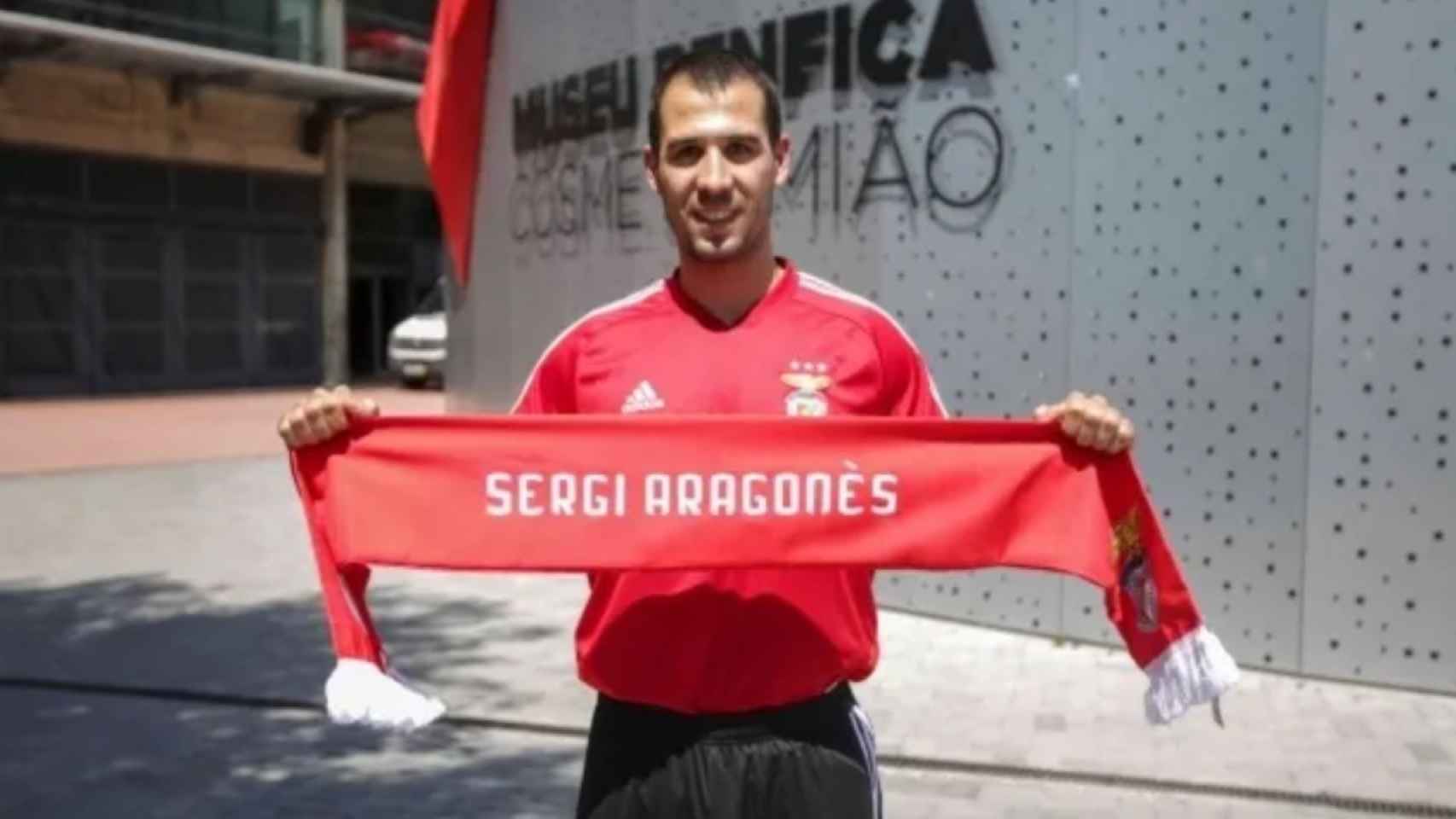 Sergi Aragones, en su etapa como jugador del Benfica