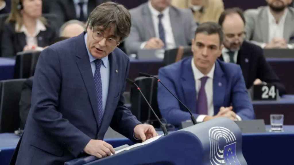 Carles Puigdemont, en la Eurocámara