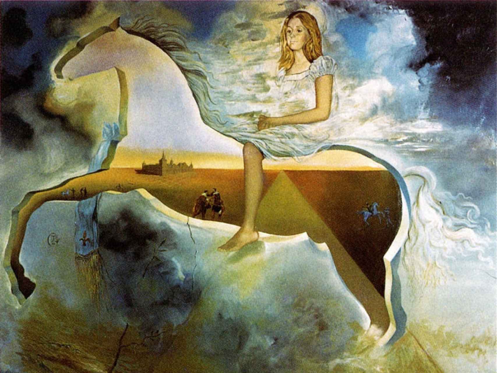 Carmen Martínez Bordiu retratada por Dalí