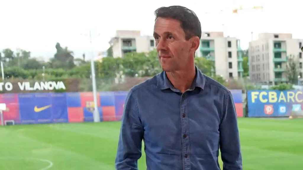 Ramon Planes, en la Ciutat Esportiva del Barça