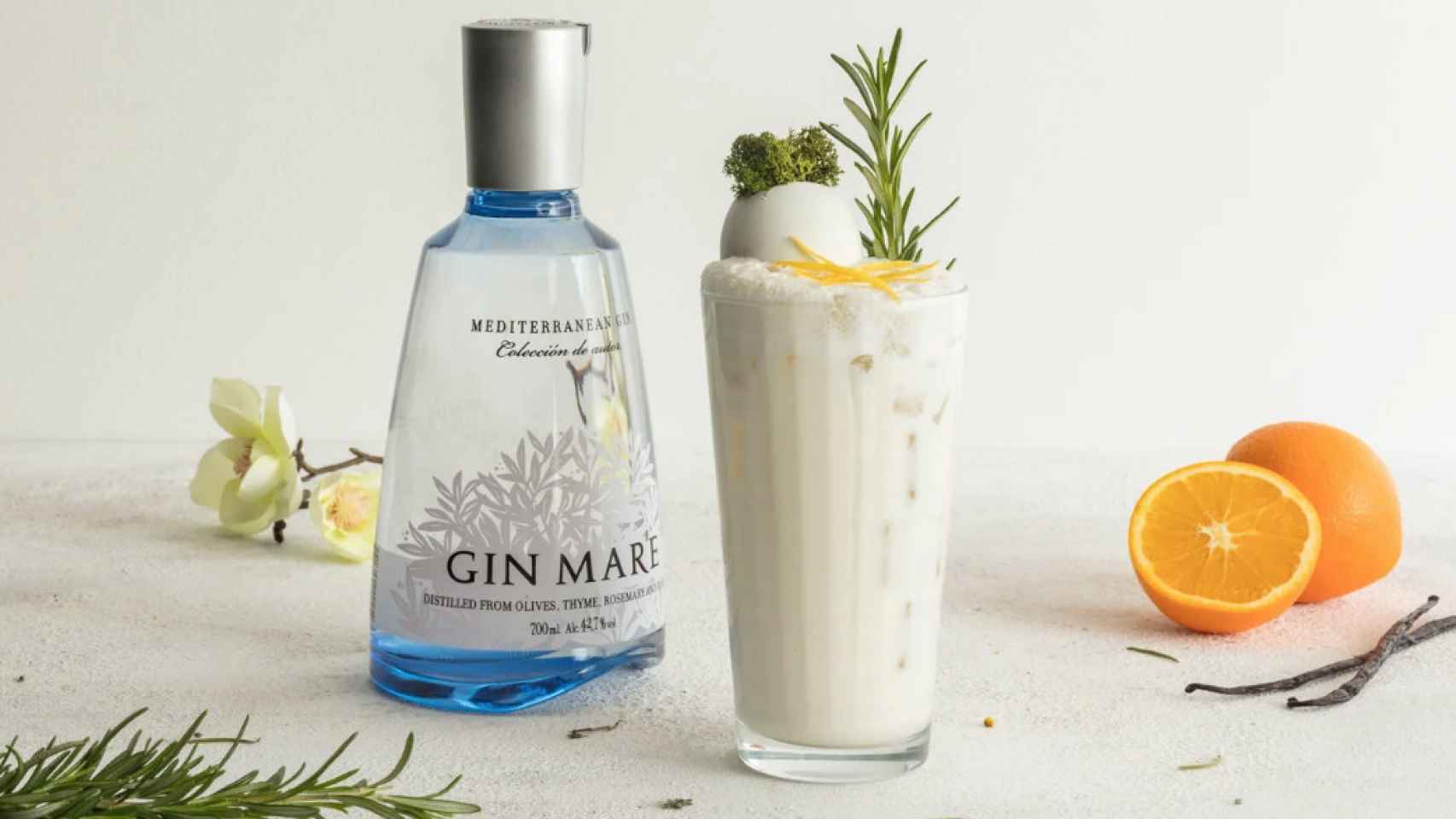 La ginebra Gin Mare producida por Destilerías MG