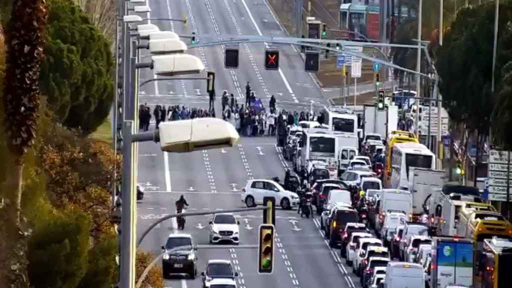 Protesta de técnicos sanitarios en Barcelona hoy