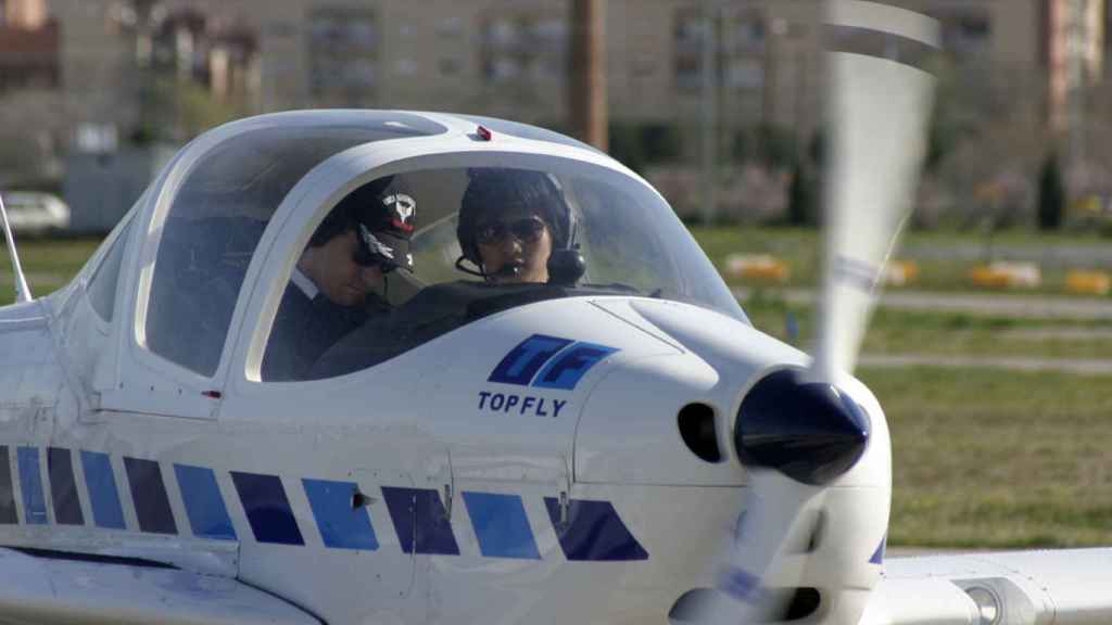 Imagen de un avión de Top Fly, que acabó en polémica