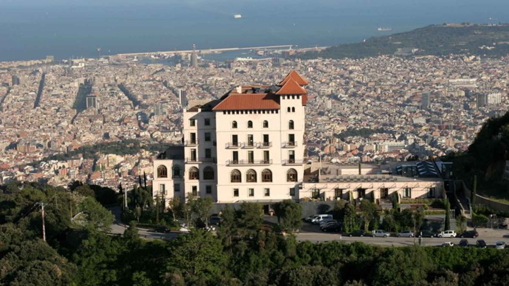 Vista del hotel La Florida, en Barcelona