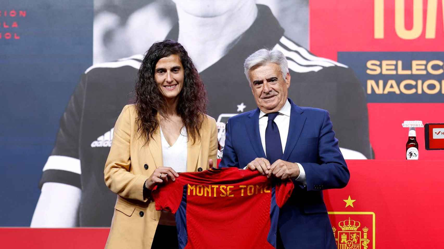 Montse Tomé, cuando fue anunciada como seleccionadora de España