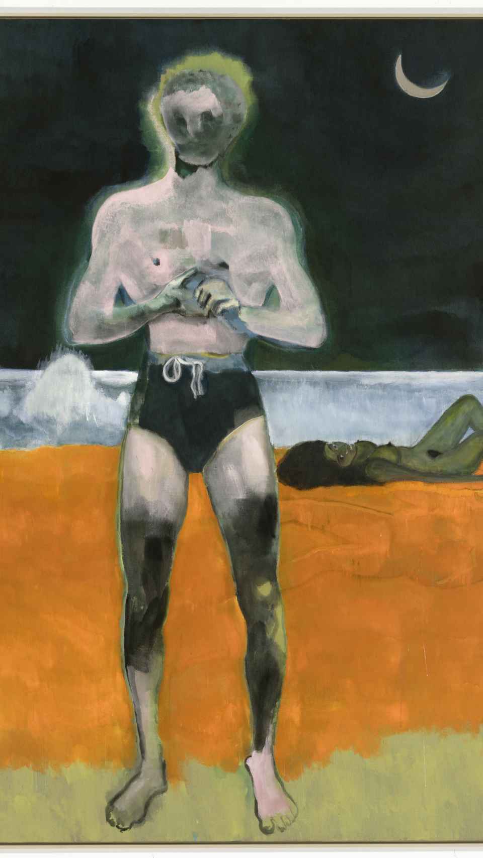 Peter Doig, Bather (Night Wave), 2019. Pinault Collection