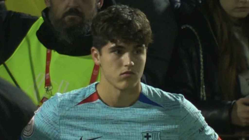 Pau Cubarsí, en su debut oficial como el primer equipo del Barça