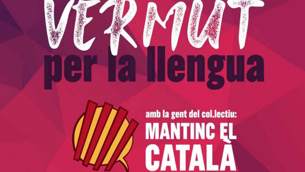 Cartel del vermut por la lengua