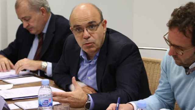 Jordi Bagó, consejero delegado de Serhs, en una reunión pública