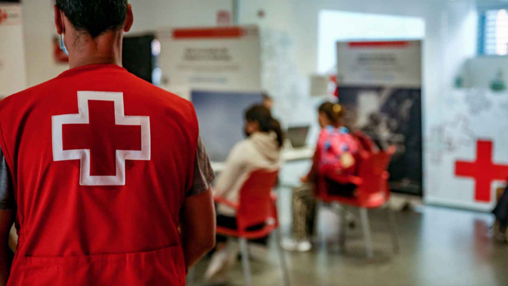 Trabajadores de Cruz Roja