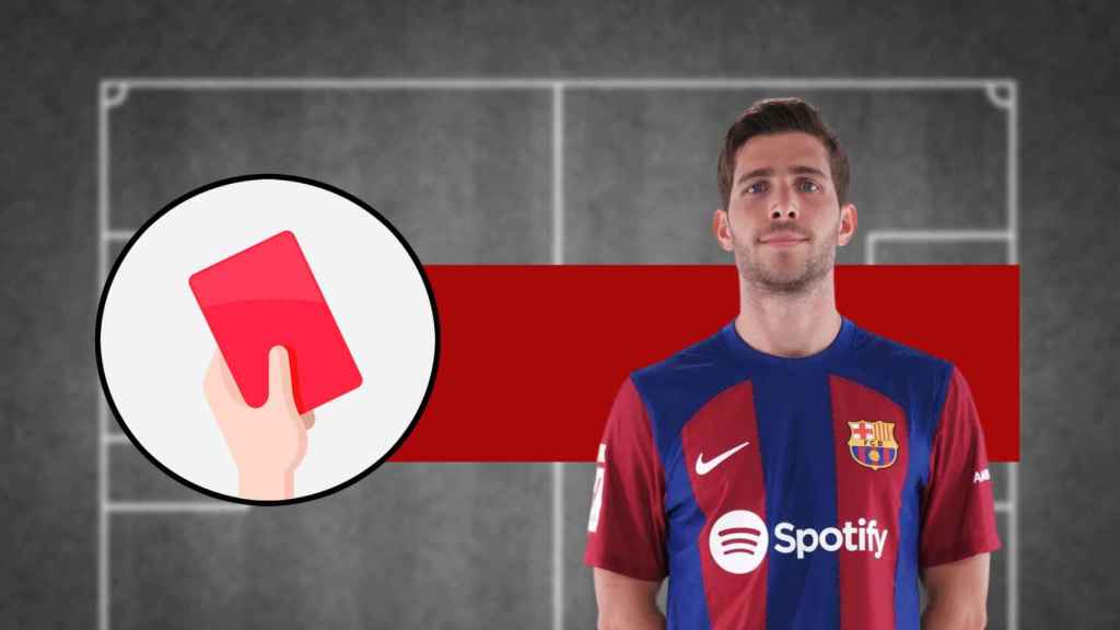 Sergi Roberto: tarjeta roja