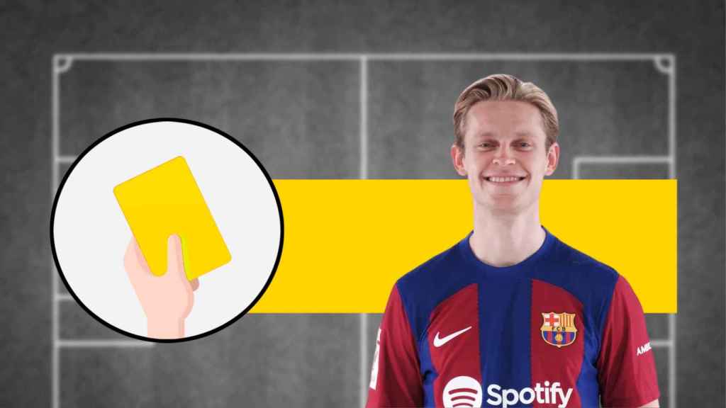 Frenkie de Jong: tarjeta amarilla