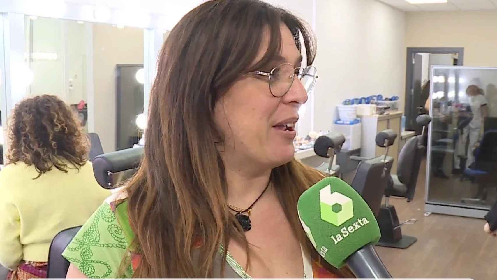 La maquilladora Marta Rodríguez