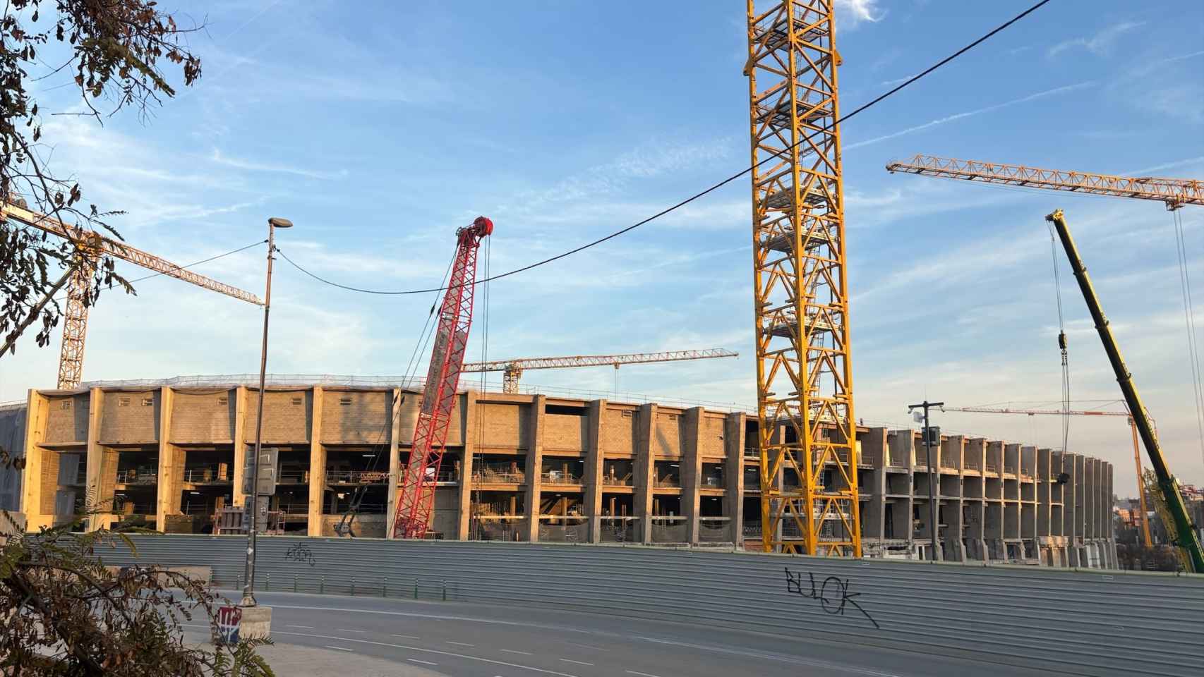 Estado actual de las obras del Camp Nou