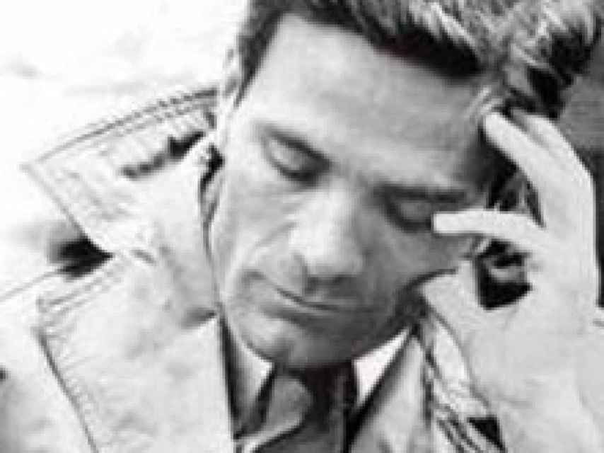 El escritor y cineasta Pier Paolo Pasolini