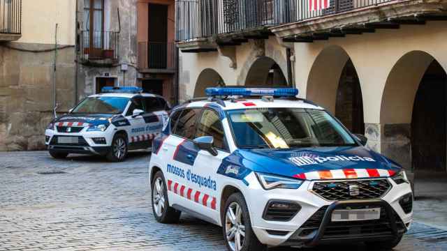 Coches patrulla de los Mossos en la provincia de Lleida