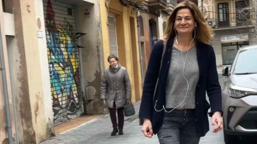 La diputada de Junts, Cristina Casol, a su llegada a la Ejecutiva