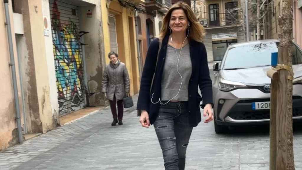 La diputada de Junts, Cristina Casol, en su llegada a la Ejecutiva