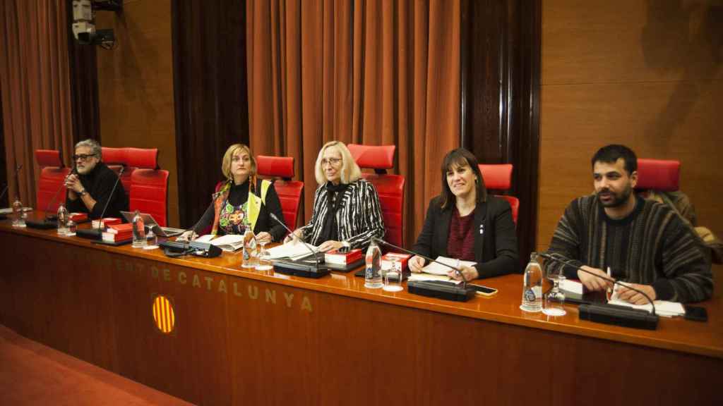 Una junta de portavoces en el Parlament