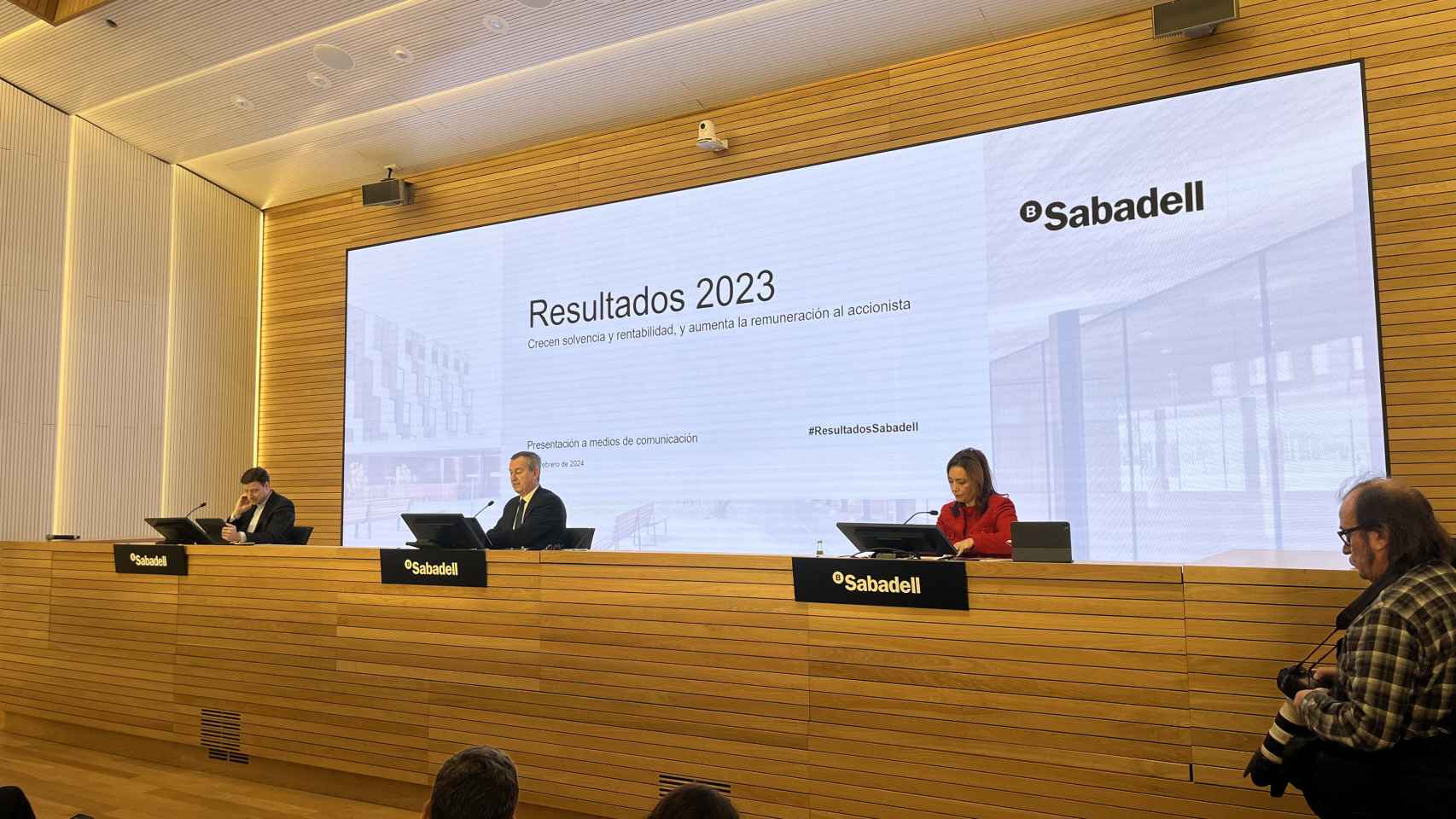Presentación de resultados del Banco Sabadell