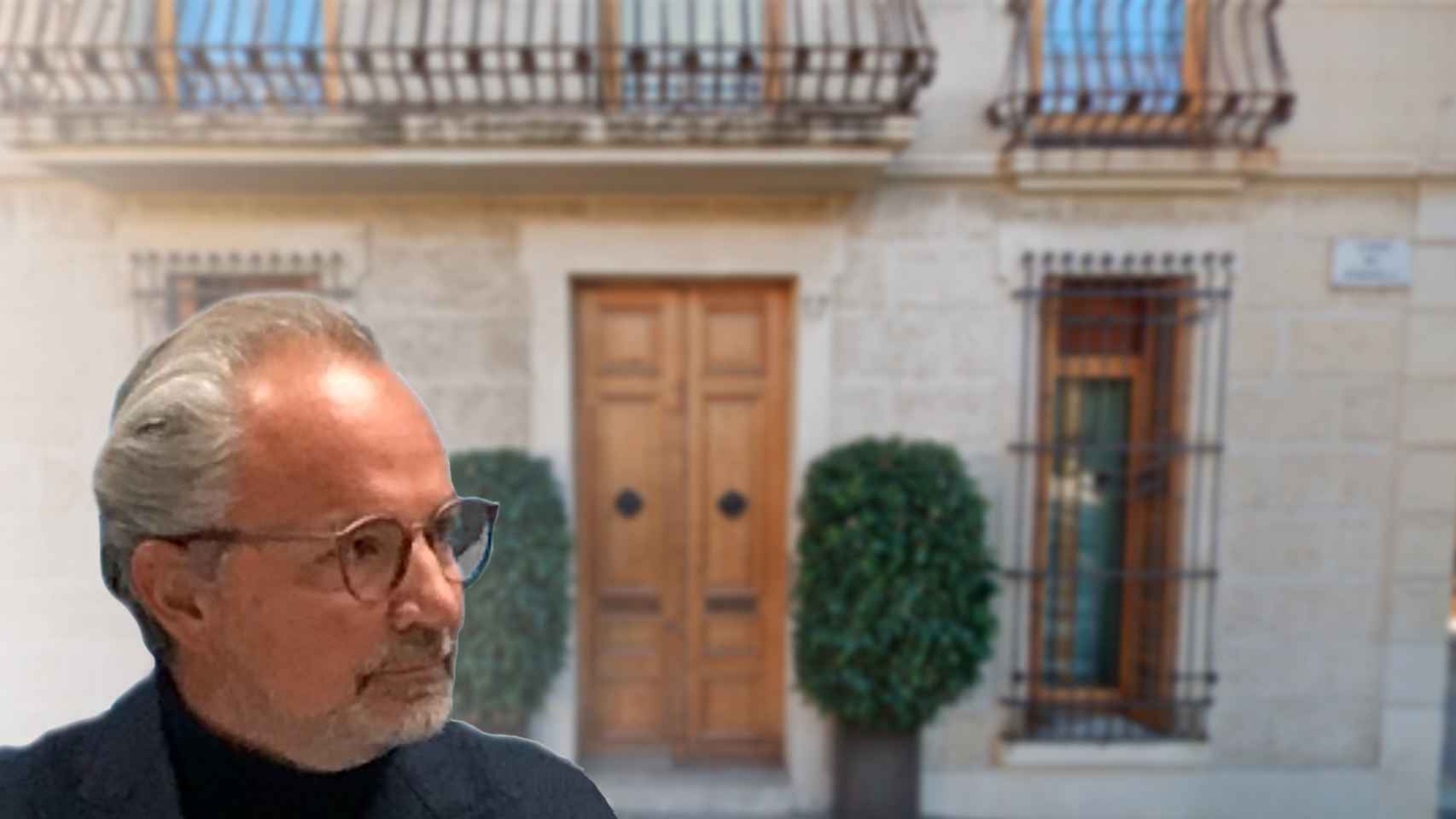 Fabio Beccaria, fundador de Litexco España, y una de sus casonas en Barcelona