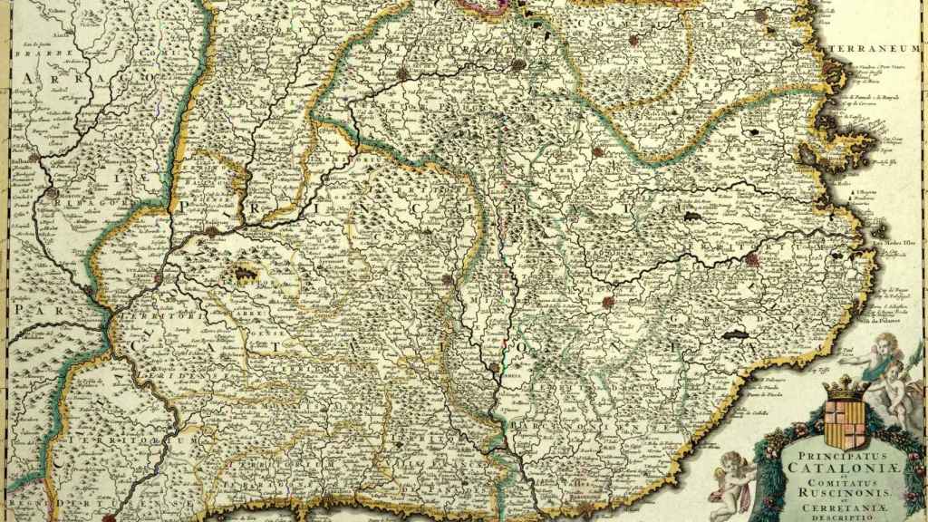Mapa histórico de Cataluña