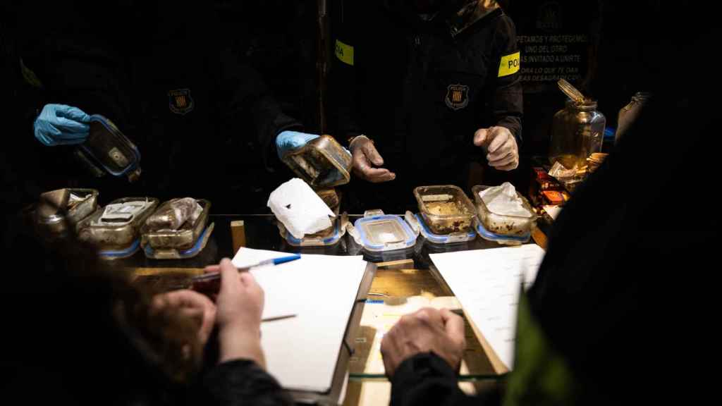 Desarticulación de un club cannábico de Mossos en Badalona, en una imagen de archivo