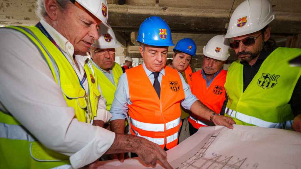 Las obras del nuevo Camp Nou avanzan a buen ritmo