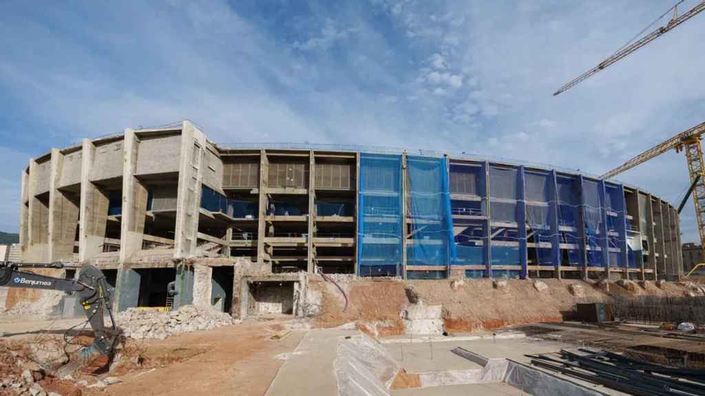 Las obras del nuevo Camp Nou avanzan a buen ritmo