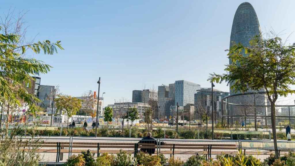 La plaza de las Glòries de Barcelona