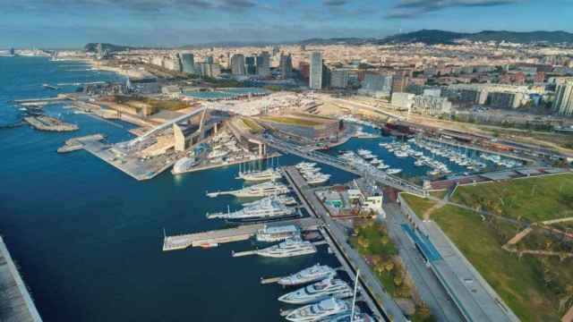 Imagen aérea del Port Fòrum de Sant Adrià de Besòs