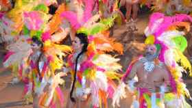 Una comparsa del Carnaval de Sitges