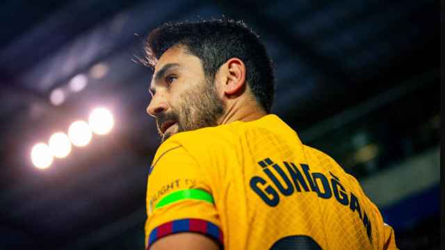 Ilkay Gundogan, en la victoria del Barça contra el Deportivo Alavés